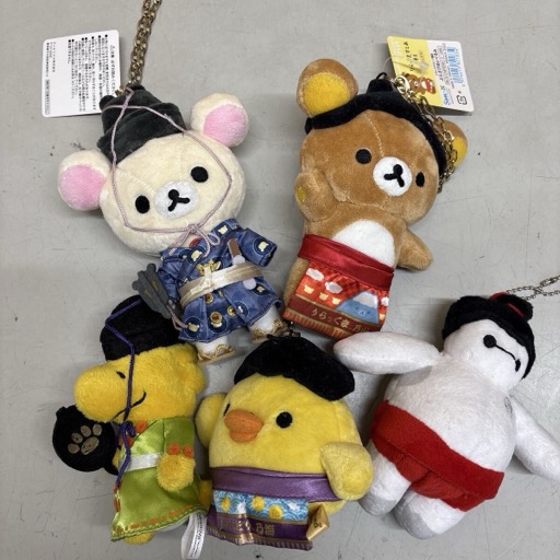 リラックマ コリラックマ キイロイトリ ぶらさげぬいぐるみ ベイマックス 他 まとめて